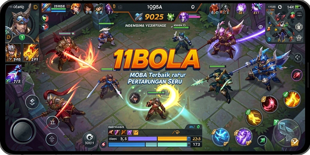 Gameplay seru dan grafis menakjubkan dari 11BOLA.