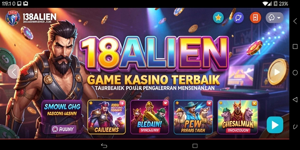 Tampilan gameplay Kasino yang menarik di 138ALIEN.