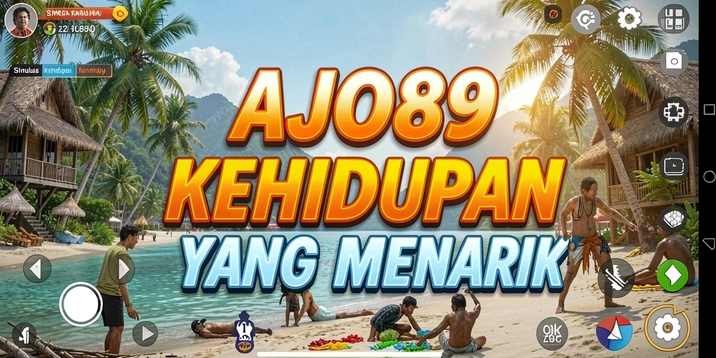 Tampilan gameplay AJO89 dengan interaksi karakter yang menyenangkan.