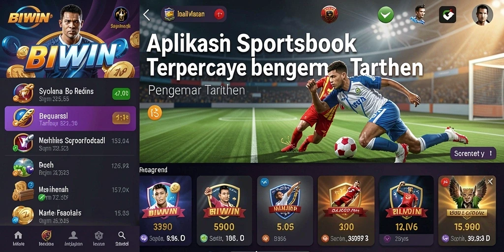 Tampilan gameplay sportsbook yang menarik dan interaktif.
