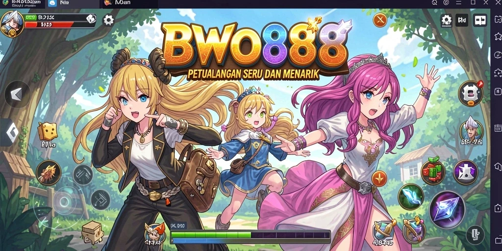 Tampilan menakjubkan dari gameplay BWO888 yang penuh aksi.