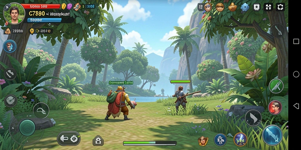Tampilan gameplay C7890 yang menarik dan penuh warna.
