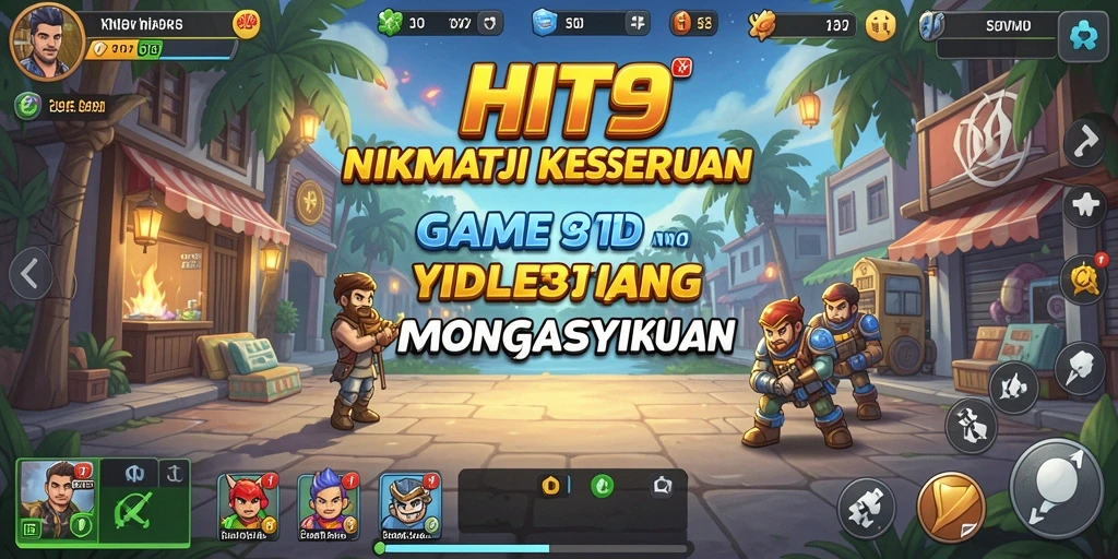 Tangkapan layar gameplay HIT9 yang menggambarkan kemudahan bermain Idle.