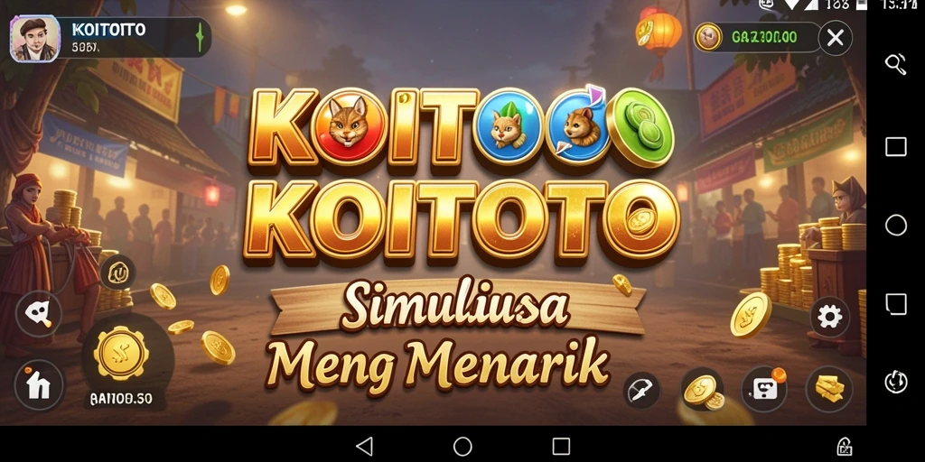 Screenshot gameplay KOITOTO menampilkan suasana simulasi yang mendalam dan interaktif.