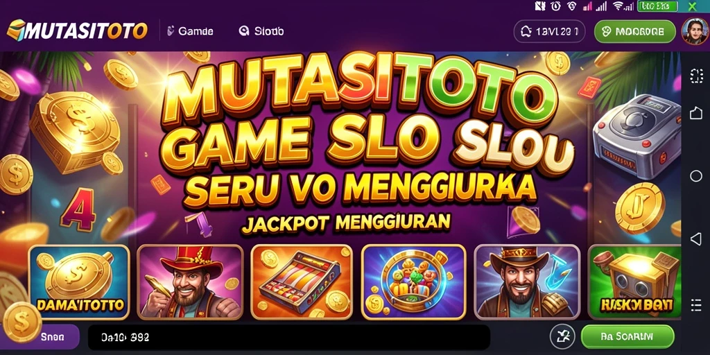 Tampilan menarik dari gameplay MUTASITOTO yang seru.