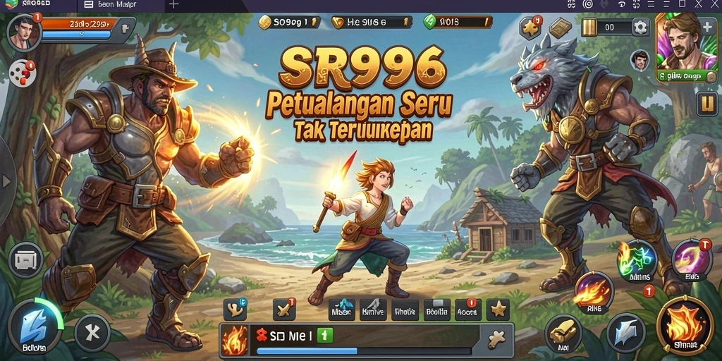 Tampilan gameplay SR996 yang mendebarkan dan penuh aksi.