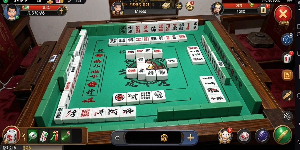Screenshot gameplay SVIP9 menampilkan papan Mahjong yang menarik.