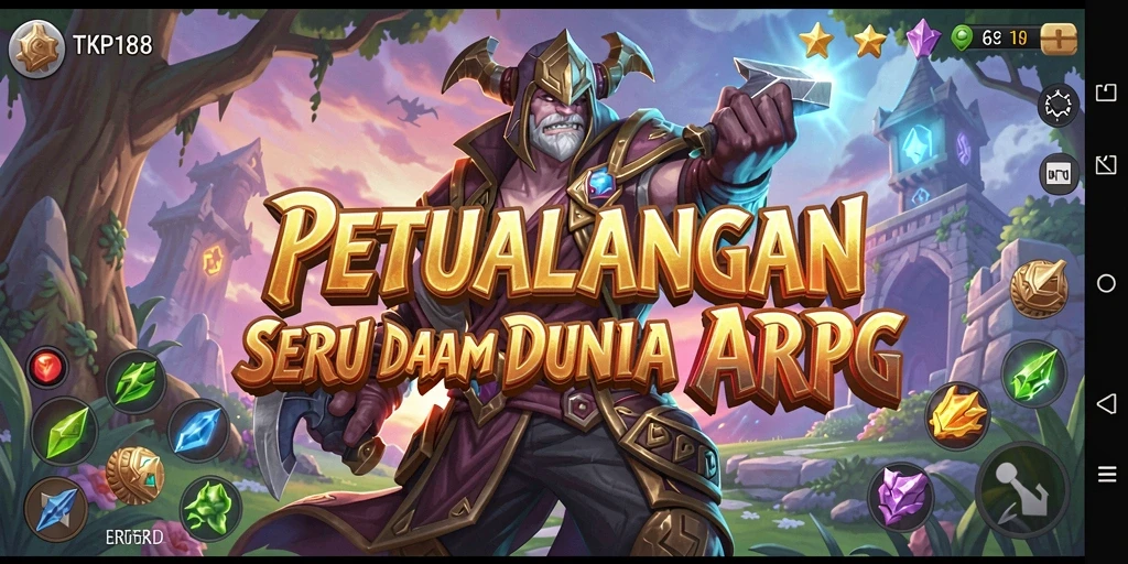 Tampilan gameplay ARPG yang seru dan mendebarkan di TKP188.