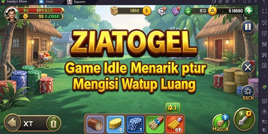 Tampilan gameplay ZIATOGEL yang menarik dan interaktif.